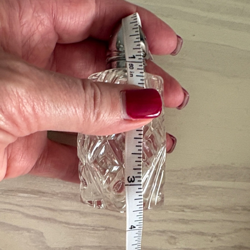 VTG Lead Crystal & Silver-Plated Salt & Pepper Shakers Made in Western Germany - Picture 3 of 4